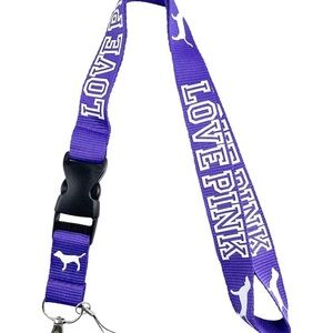 Purple Love Pink Lanyard